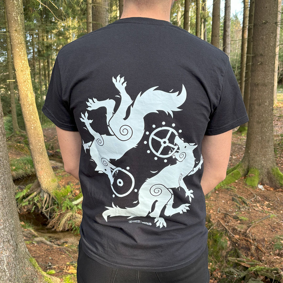 Skoll & Hati Tshirt • By Midgard Dweller